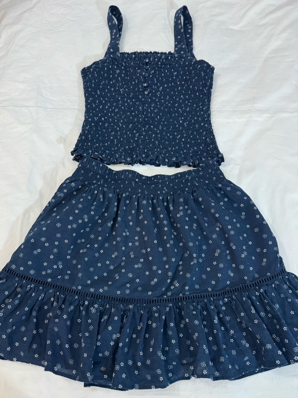 NWOT Madewell Set of 2 Women's Top And Skirt Size XXS
